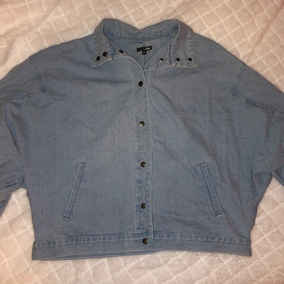 Oversized Blue Denim Jacket New With Tags ❄️🎁 - Picture 2 of 5
